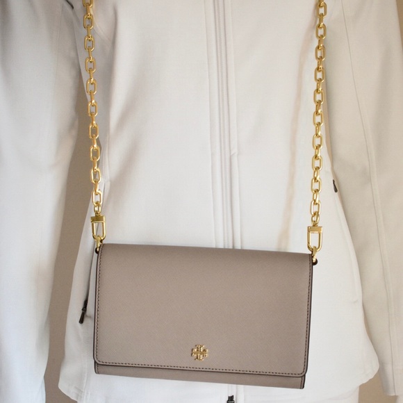 TORY BURCH EMERSON CHAIN WALLET CROSSBODY BAG - Picture 2 of 7